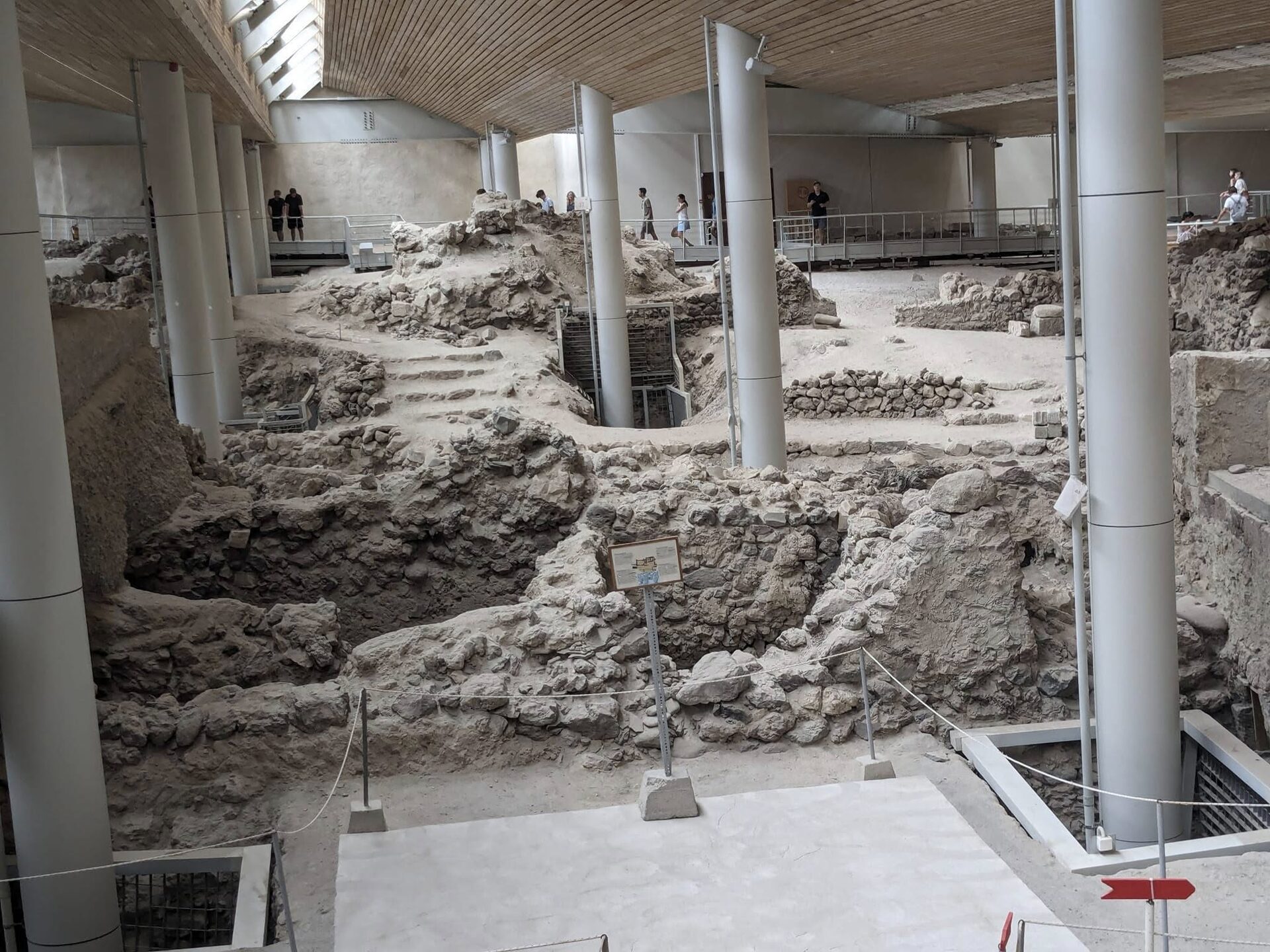 Akrotiri archaeological museum Santorini